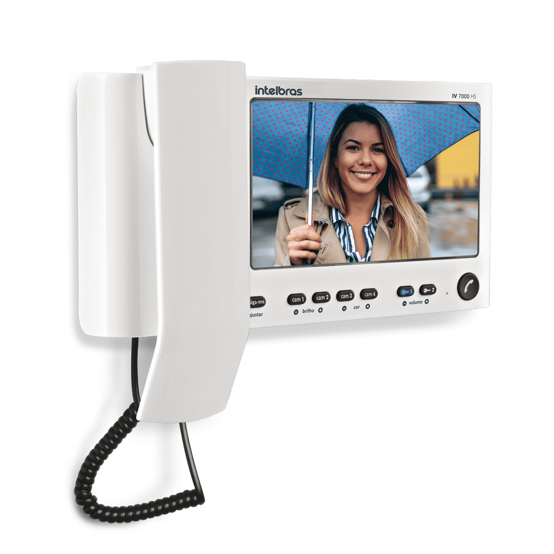 Videoporteiro Intelbras IV 7010 HS Branco - Imagem 3