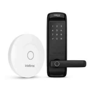 Kit Fechadura Inteligente MFV 3000 com Hub MCA 1002 Intelbras
