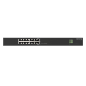 Switch Não Gerenciavel 16 portas Gigabit S1116G Preto Intelbras